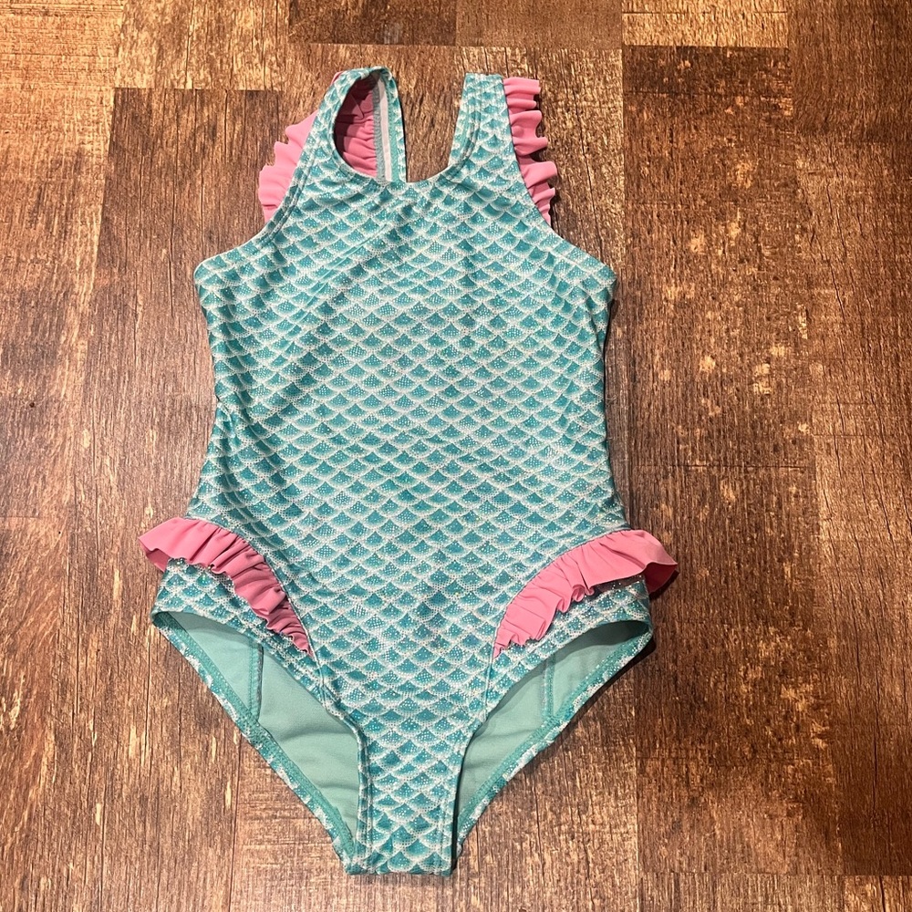 Girls 2T One Piece Mermaid Swimsuit